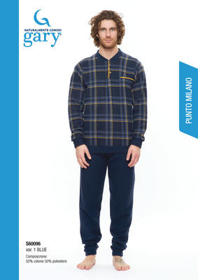 MEN'S PAJAMAS S/L S60096 Tellini S.r.l. Wholesale Clothing